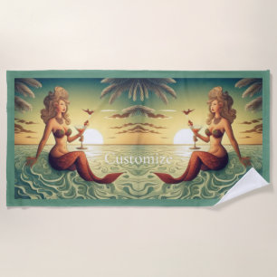 Serviette De Plage Martini Classy Mermaid Thunder_Cove