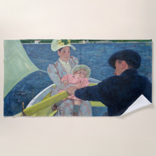Serviette De Plage Mary Cassatt - La Partie en barque