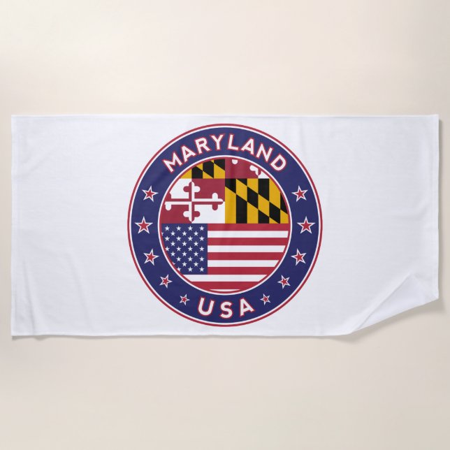 Serviette De Plage Maryland (Devant)