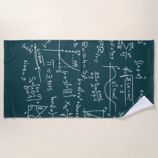 Serviette De Plage Mathématiques