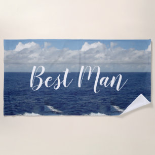 Serviette de plage Meilleur Homme Vagues Océanique