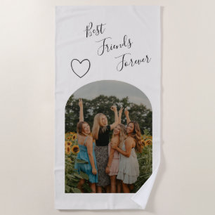 Serviette De Plage Meilleures Amies Pour Toujours MAAT Forme de Photo