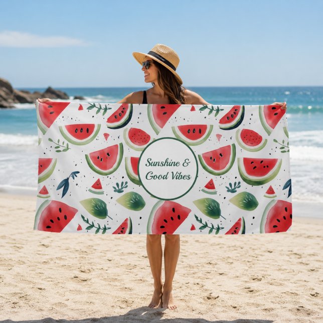 Serviette de plage Melon Ensoleillé (Créateur téléchargé)