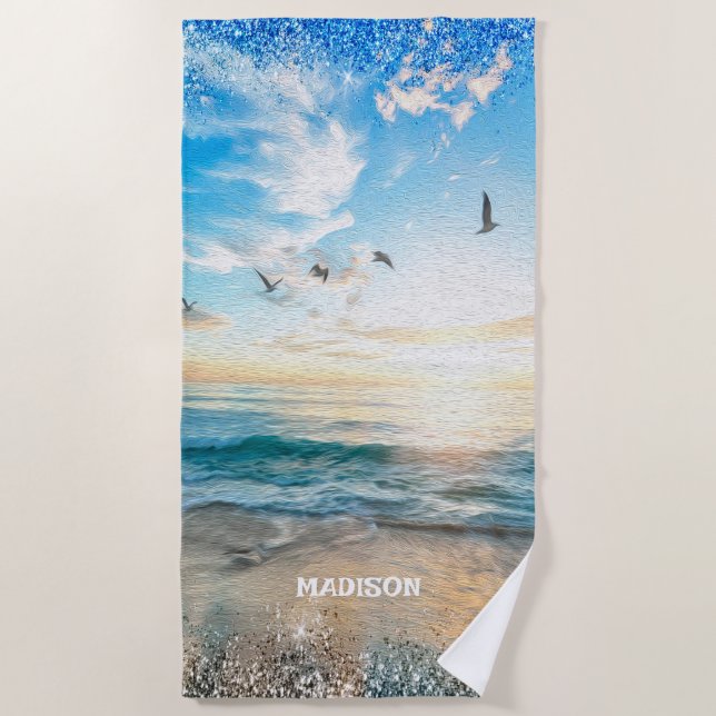 Serviette De Plage Mer (Devant)