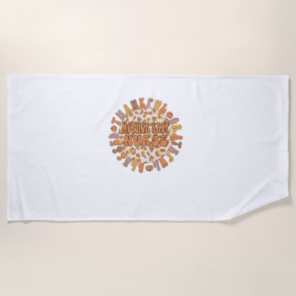 Serviette De Plage Merci Mère Baby Nurse Thanksgiving Postpartum