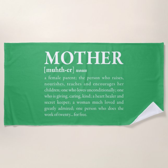 Serviette De Plage Mère (Devant)