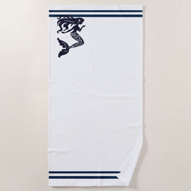 Serviette de plage Mermaid (Devant)