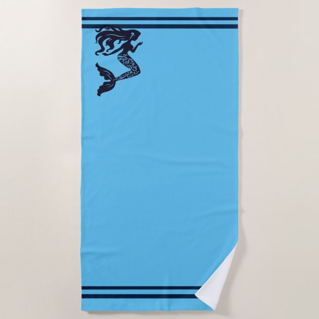 Serviette de plage Mermaid (Devant)