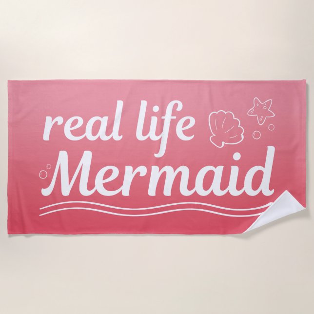 Serviette De Plage Mermaid (Devant)