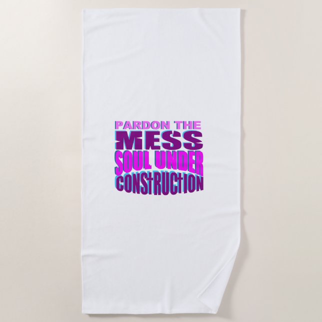 Serviette De Plage mignon Born encore Christian (Devant)