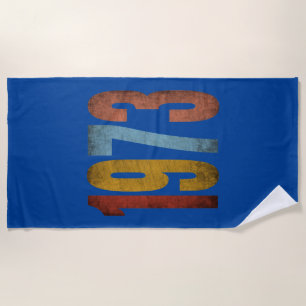 SERVIETTE DE PLAGE MILLESIMÉ 1973