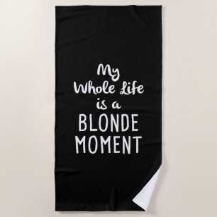 Serviette De Plage Moment blond