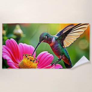 Serviette De Plage Moments magiques de colibri Design