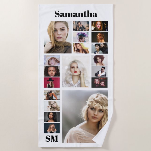 Serviette De Plage Mon modèle familial souvenirs DO-IT-YOURSELF 19 mo (Devant)