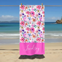 Monogramme floral boho lever de soleil
