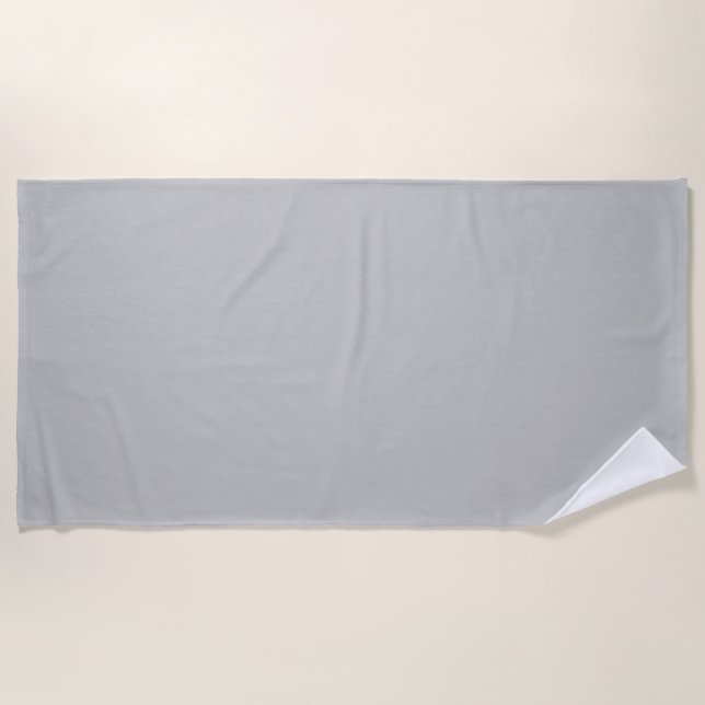 Serviette De Plage MONOGRAMME J'AIME SOCA sur GRIS (Devant)