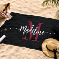 Monogramme personnalisé de style script élégant no
