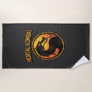 Serviette De Plage Mortal Kombat Vintage Tee — Taille Small Ajustée Y