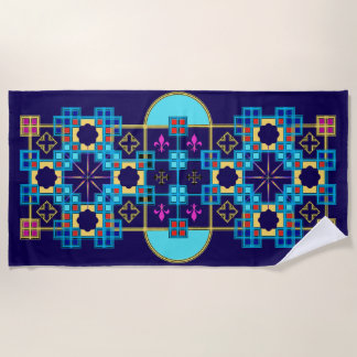 Serviette De Plage Mosaïque