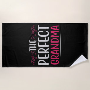 Serviette De Plage Mother's Day - The Perfect Grandma