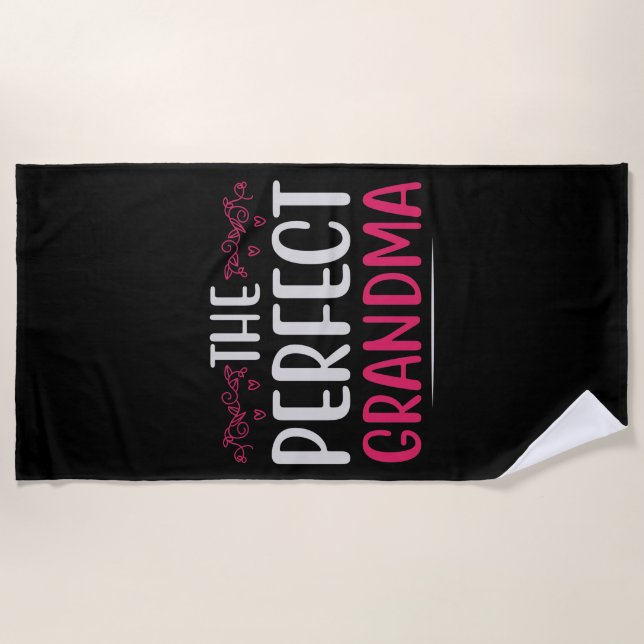 Serviette De Plage Mother's Day - The Perfect Grandma (Devant)