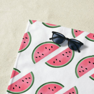 Serviette De Plage Motif Abstrait de pastèque