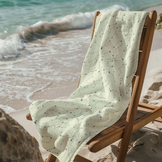 Serviette De Plage Motif Céleste Mystique sans couture (Créateur téléchargé)