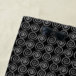 Serviette De Plage Motif celtique à double spirale