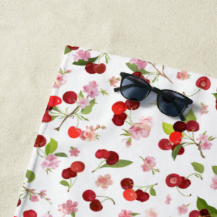 Serviette De Plage Motif cerise 1