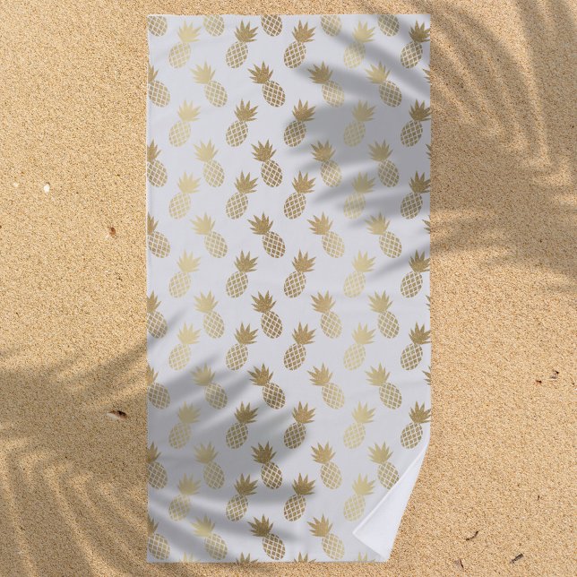 Serviette De Plage Motif d'ananas (Créateur téléchargé)