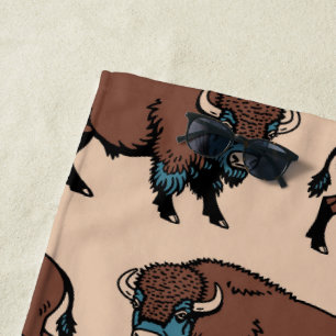 Serviette De Plage Motif de bison de Buffalo