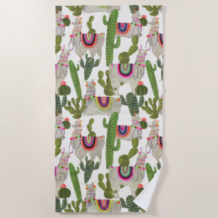 Serviette De Plage Motif de collection Llamarama