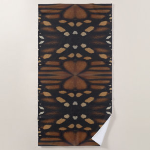Serviette De Plage Motif de l'aile de papillon monarque de près