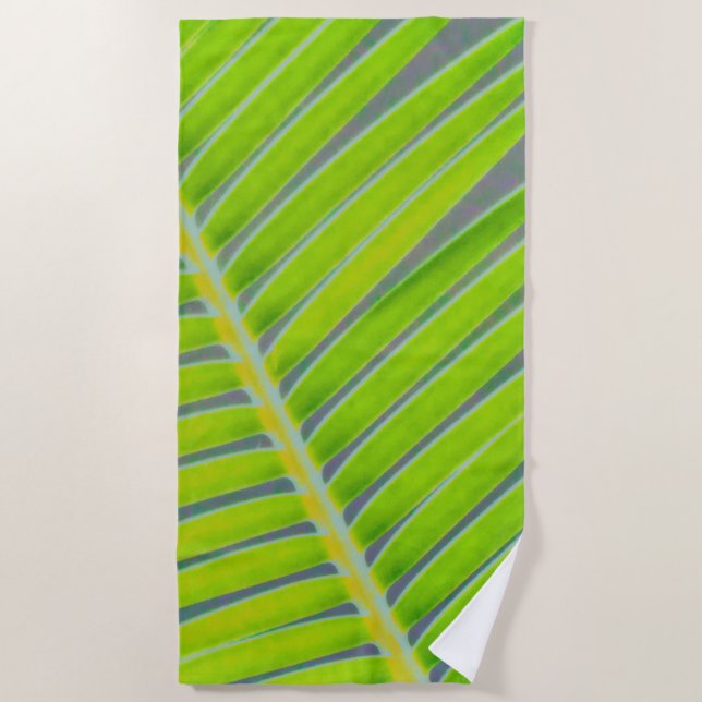 Serviette De Plage Motif des Palmes (Devant)