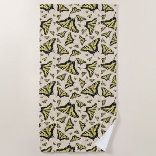 Serviette De Plage Motif des papillons Southwest Yellow Swallowtail