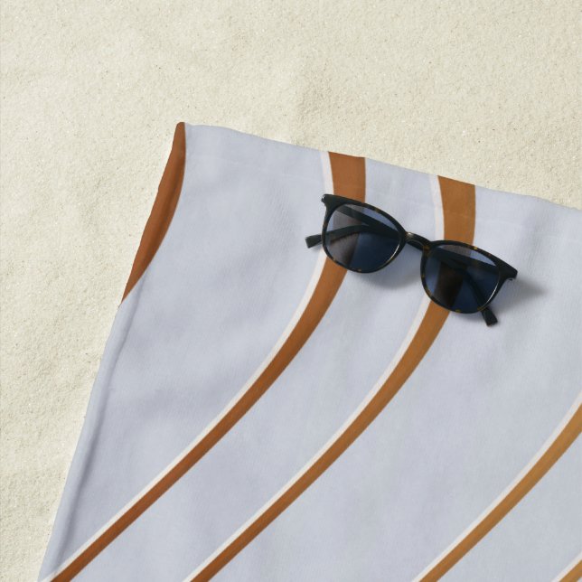 Serviette De Plage Motif d'or 3 (En situation)