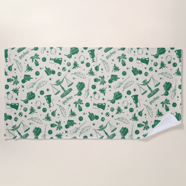 Serviette De Plage MOTIF du club de classe HOGWARTS™ (Devant)