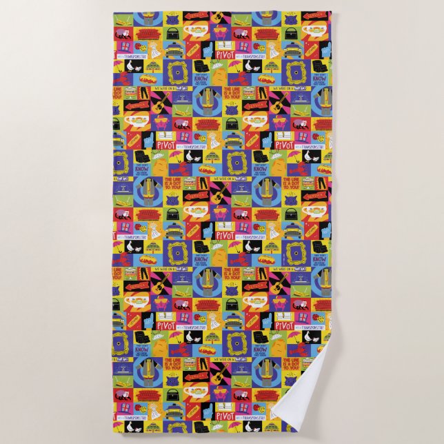 Serviette De Plage Motif emblématique FRIENDS™ (Devant)