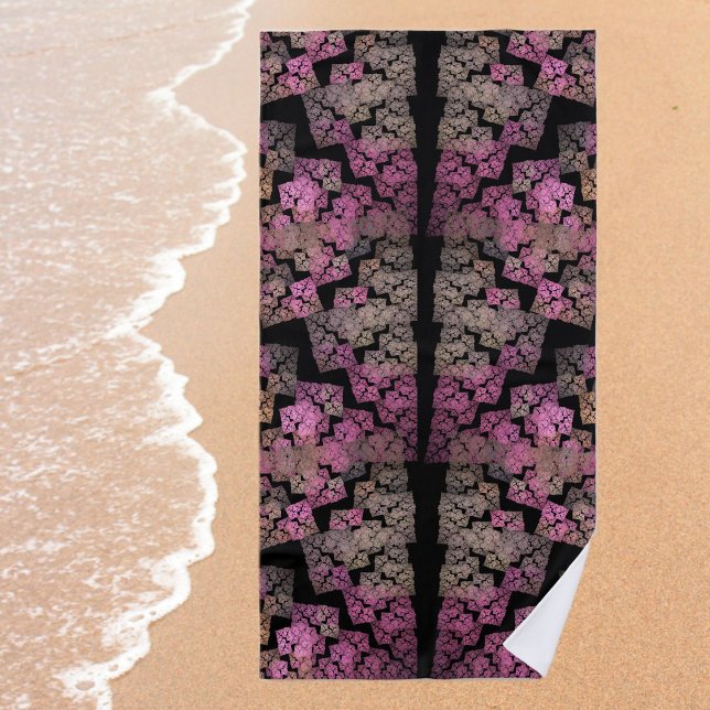 Serviette De Plage Motif fractal moderne (Créateur téléchargé)