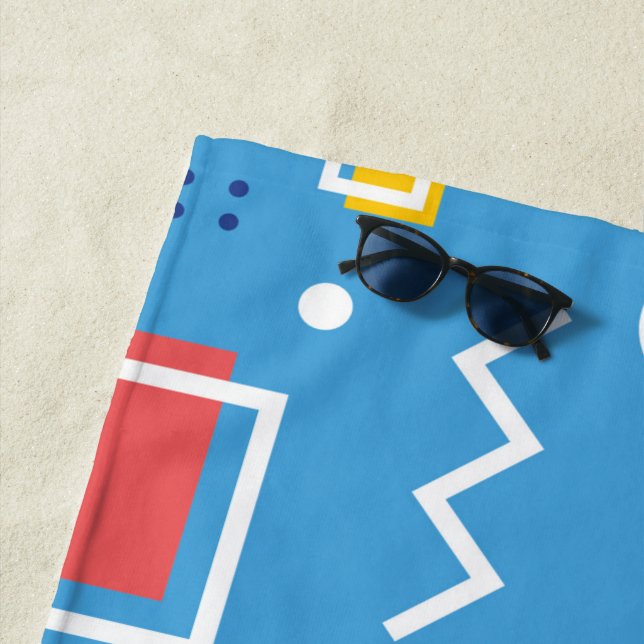 Serviette De Plage Motif géométrique 1 (En situation)