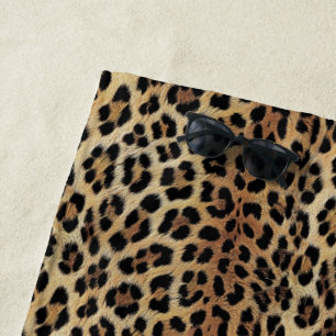 Serviette De Plage Motif léopard, tigre, peau de léopard, tendance,