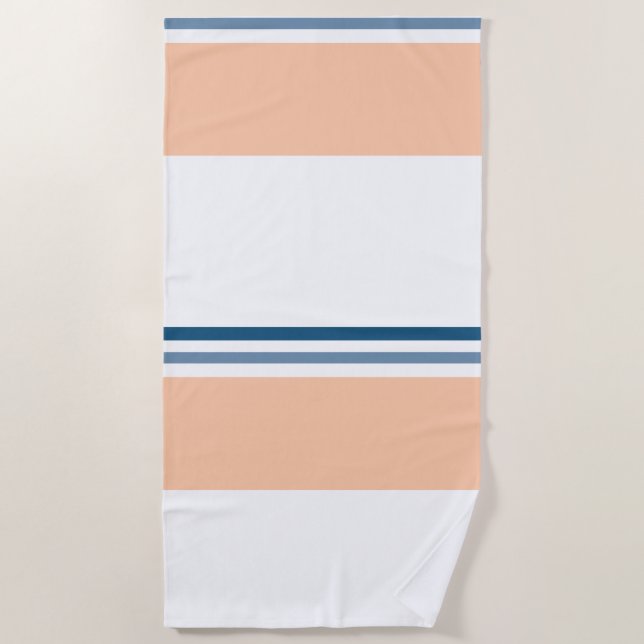 Serviette De Plage Motif Pré aux Modernes (Devant)