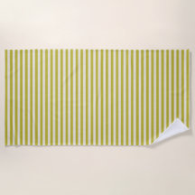 Motif rayé simple chartreuse et crème