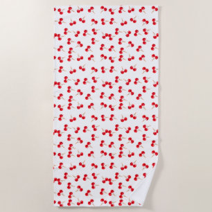 Serviette De Plage Motif Red Cherry