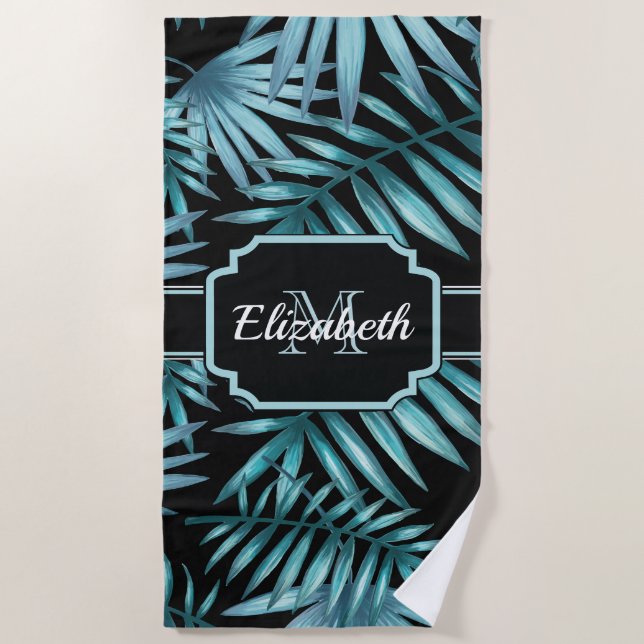 Serviette De Plage Motif tropical (Devant)
