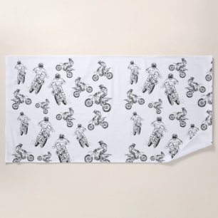 Serviette De Plage Moto Cross