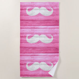Serviette De Plage Moustache drôle #48