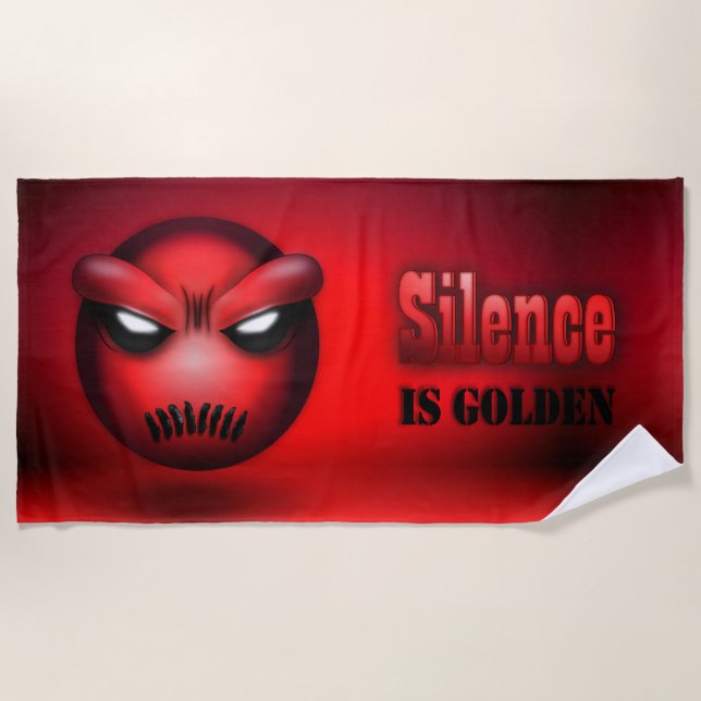 Serviette De Plage Mutemoji (Devant)