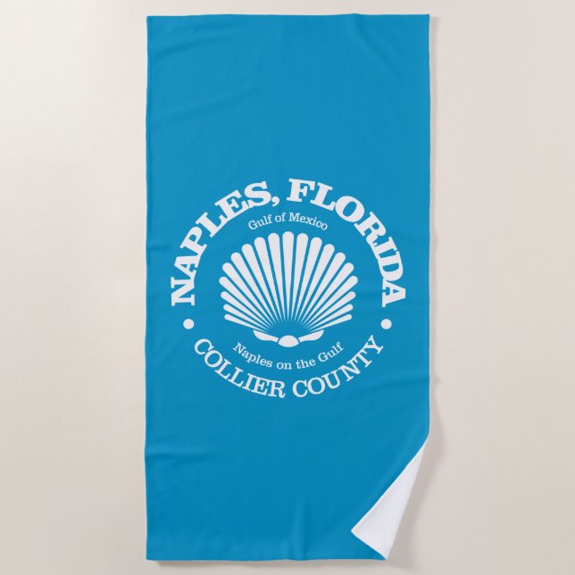 Serviette De Plage Naples Fl (coquillage) (Devant)