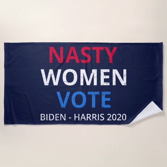 Serviette De Plage Nasty Women Vote I (Devant)